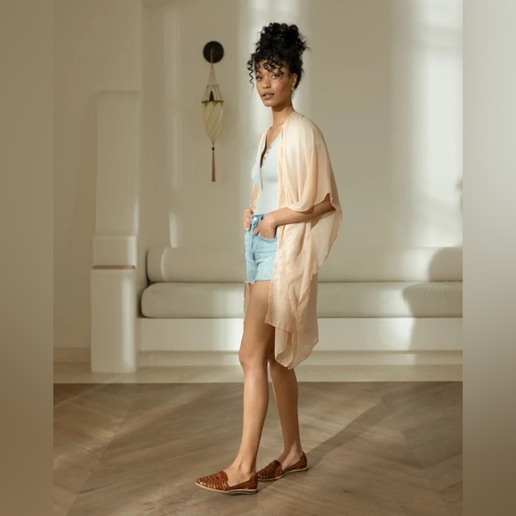 New Nisolo Huarache Leather Sandals Brandy color - Picture 4 of 9